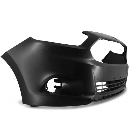 Parachoque Dianteiro Ford Ka 2014 2015 2016 2017 2018 Preto Liso com Furo para Milha - DTS - Image 3