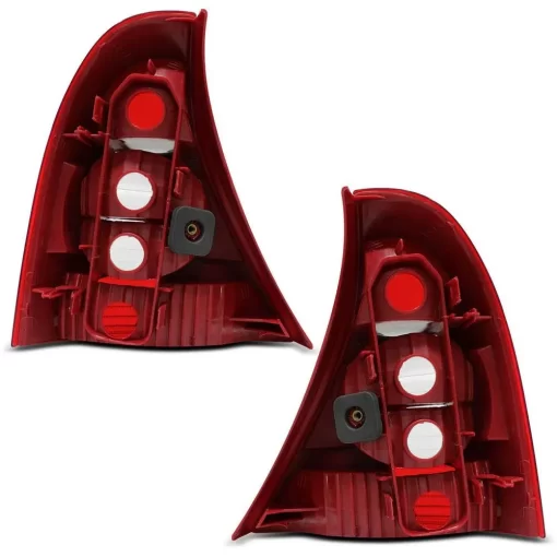Lanterna Traseira Clio Hatch 2003 a 2011 Bicolor Cristal - Cofran - Image 2