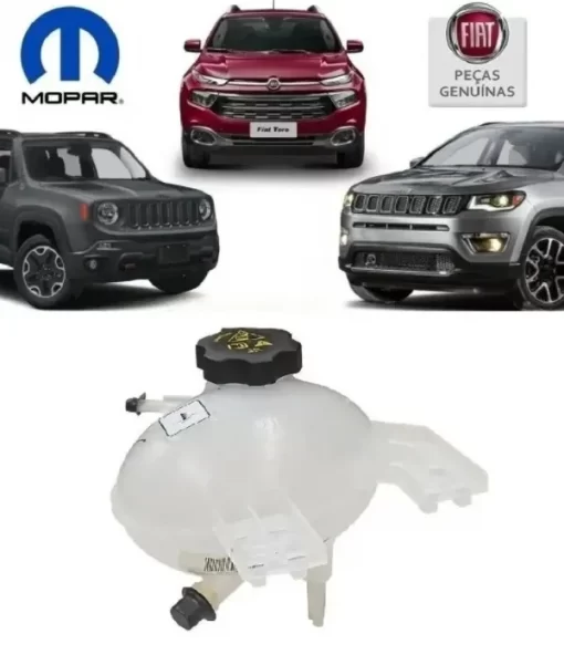 RESERVATÓRIO RADIADOR JEEP RENEGADE COM TAMPA FIAT ORIGINAL